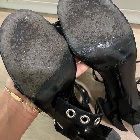 Self portrait sandals black sz 40 - Picture 3 of 5